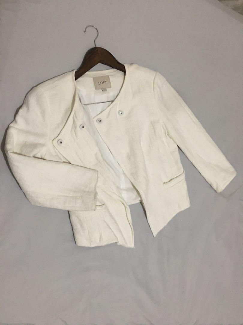 loft white jacket