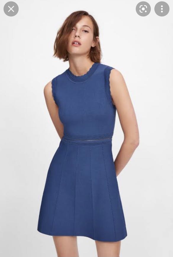 Zara Openwork Knit Dress Women s Fashion Dresses Sets Dresses
