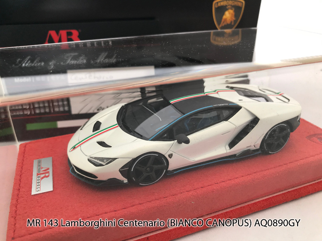 0820 MR 1:43 Lamborghini Centenario (BIANCO CANOPUS) AQ0890GY