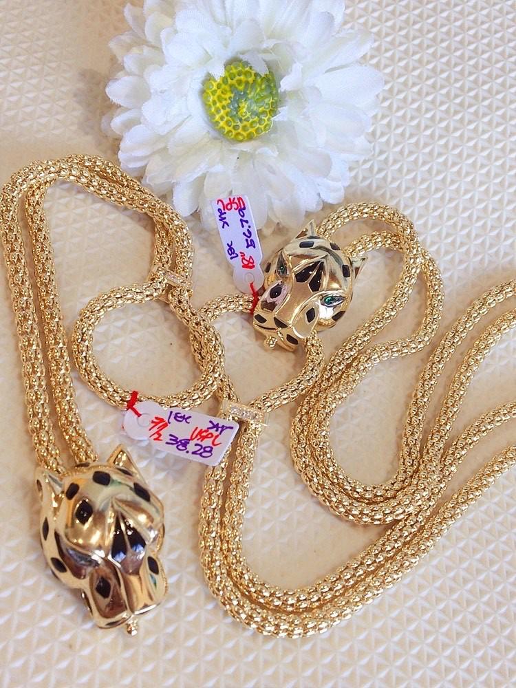 Cartier tiger head necklace new arrivals