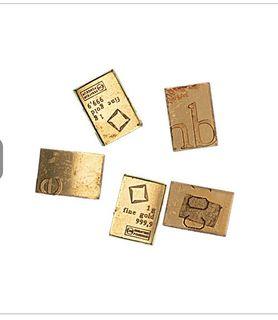1 g gold bar from various LBMA mints