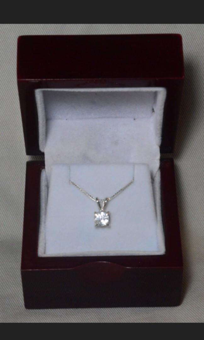 White zircon new arrivals necklace