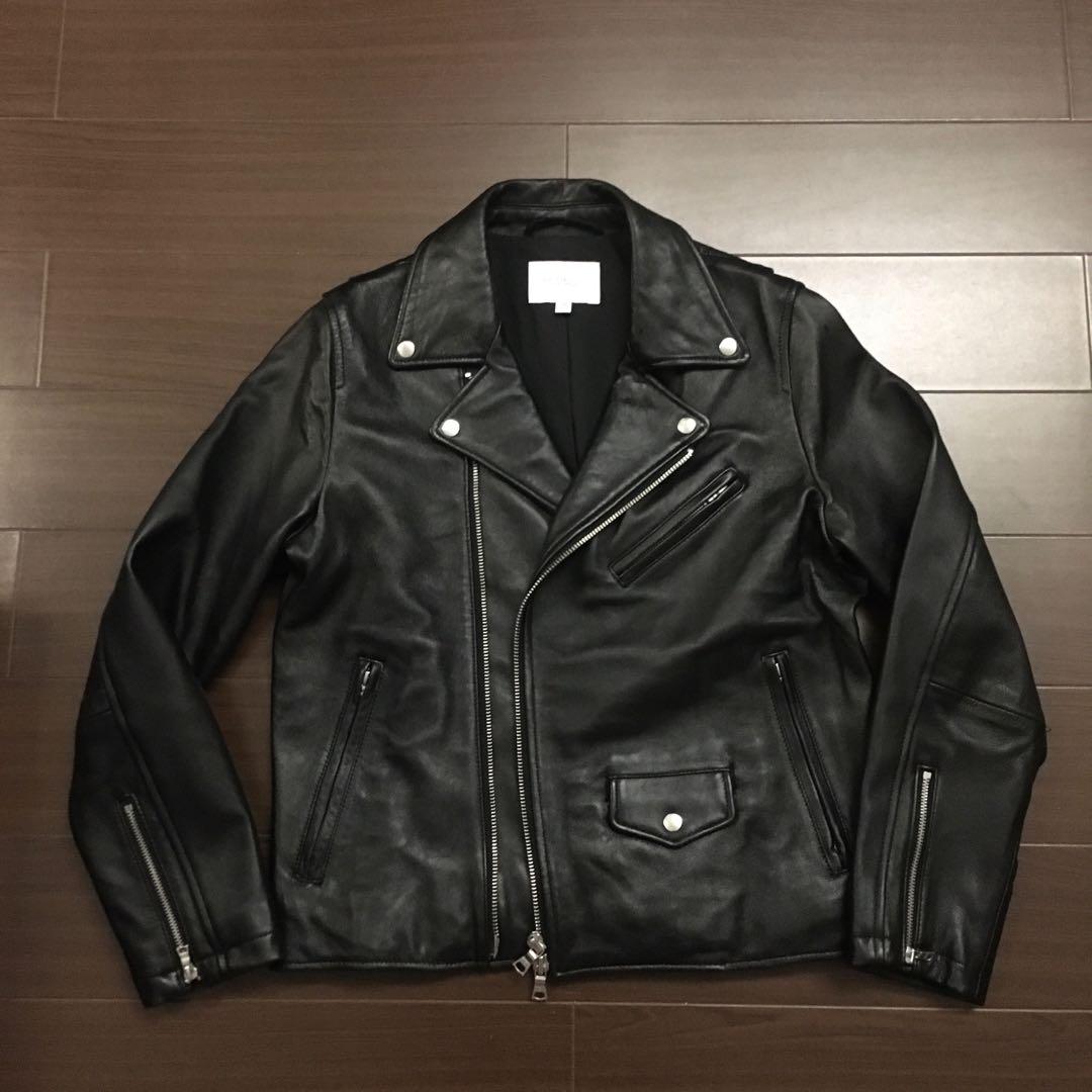 日本Beauty & Youth United Arrows 女裝羊皮皮褸biker jacket i.t., 女