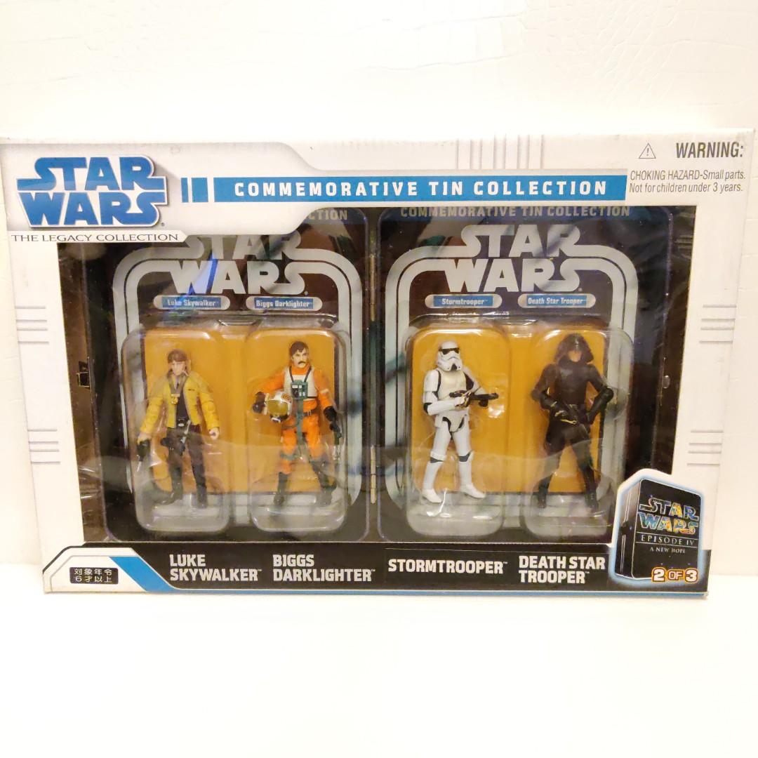 🐻 Boxset X 3 Starwars Star Wars 3.75 Tin Collection 鐵盒版共12 隻