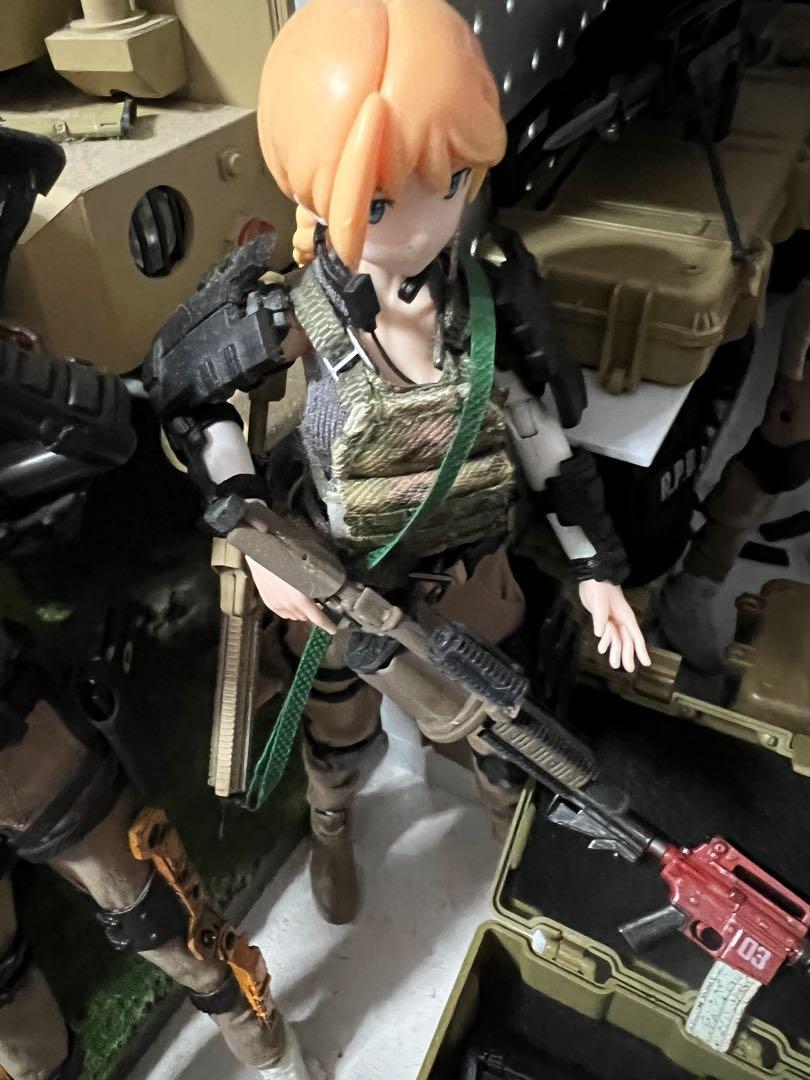 女神裝置fag 機娘1 12 6寸figma Shf 人偶武器配件槍帶可配little Armory 使用 興趣及遊戲 玩具 遊戲類 Carousell