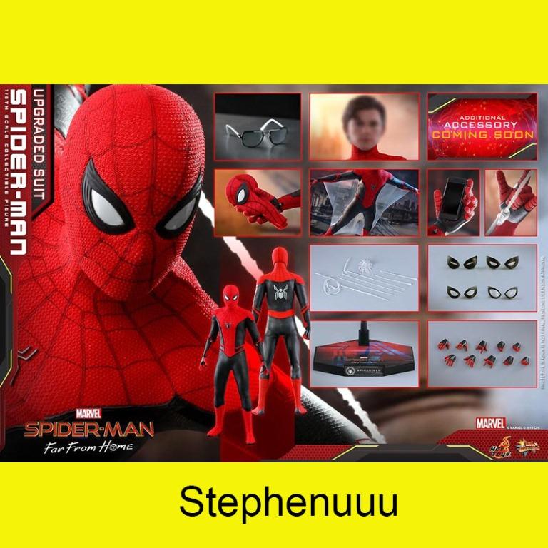 全新未開封Hottoys hot toys mms542 far from home spiderman upgraded