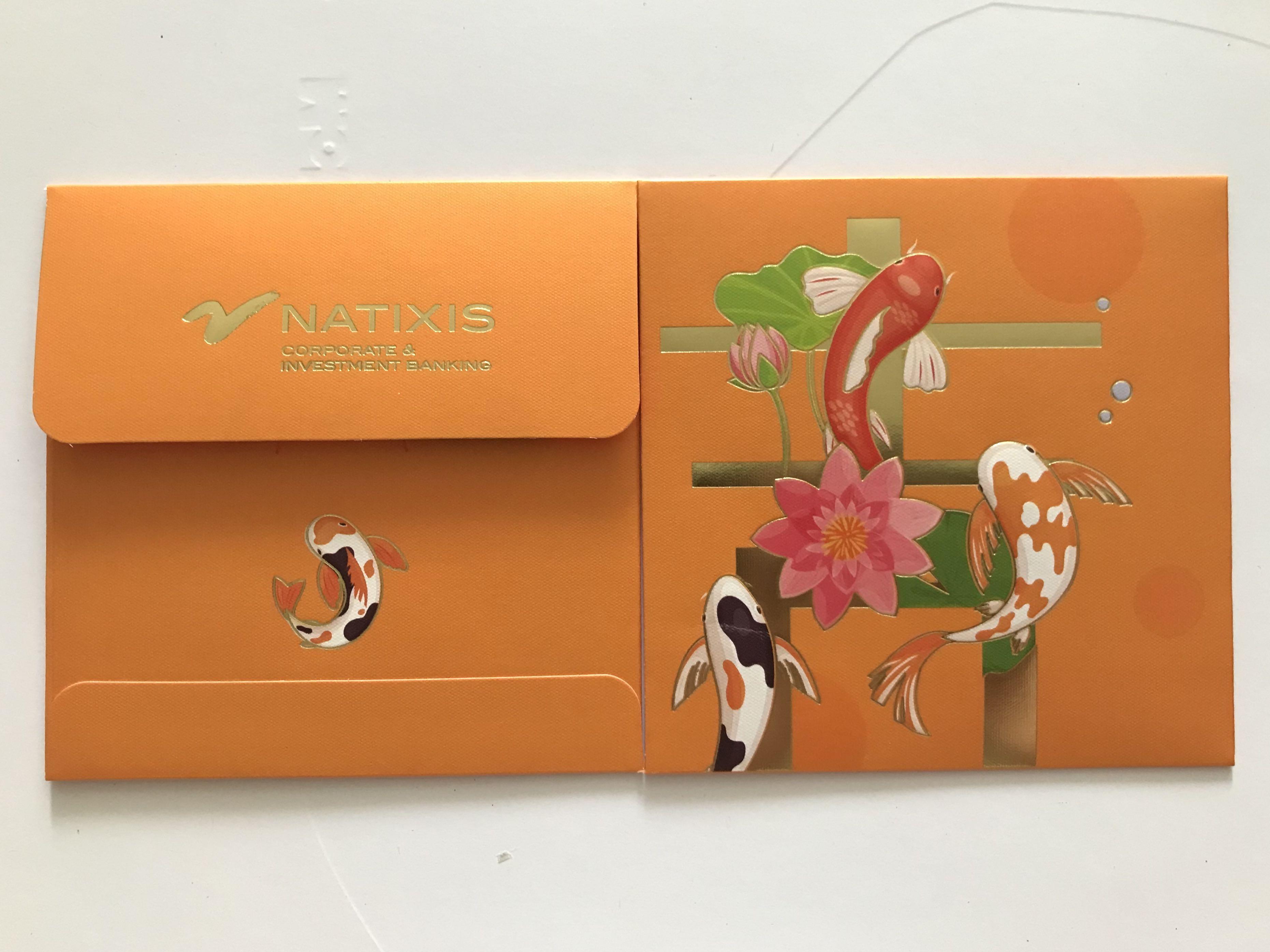🎏🌺 Natixis Corporate & Investment Banking Red Packet Ang Pow Hong Bao  Set, Hobbies & Toys, Stationery & Craft, Other Stationery & Craft on  Carousell