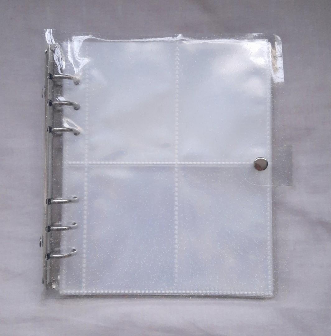 Kpop Jelly Color Clear Photo Album Binder with 25 Sleeves