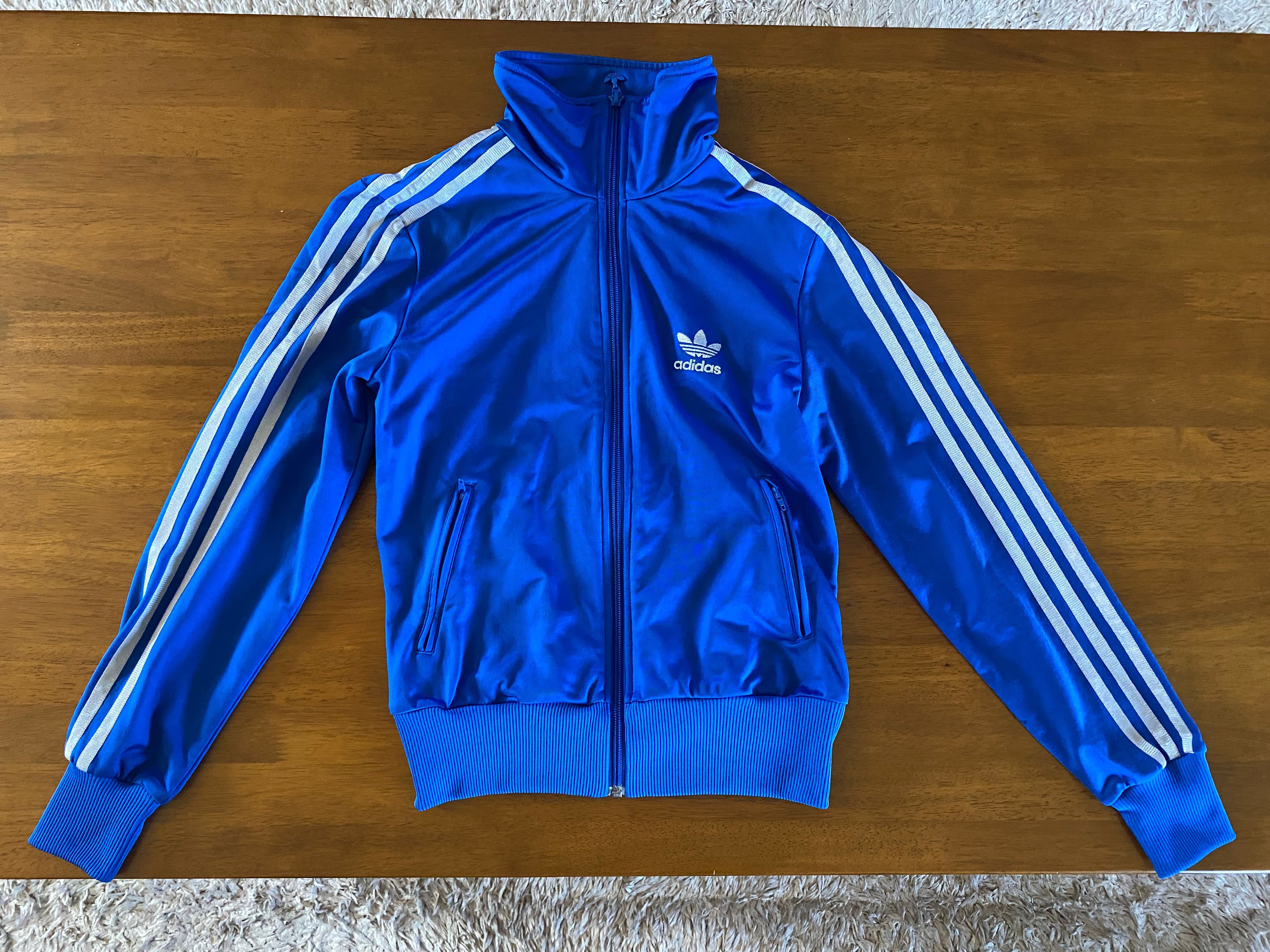 Adidas outlet blue jacket