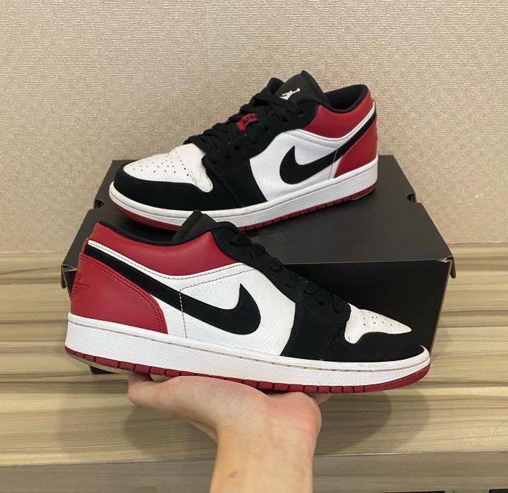 Air jordan 1 cheap low black toe uk