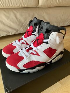 Air Jordan 6 Carmine, Men's Fashion 