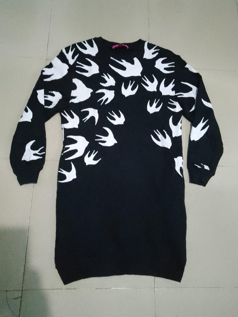 alexander mcqueen jumper dress