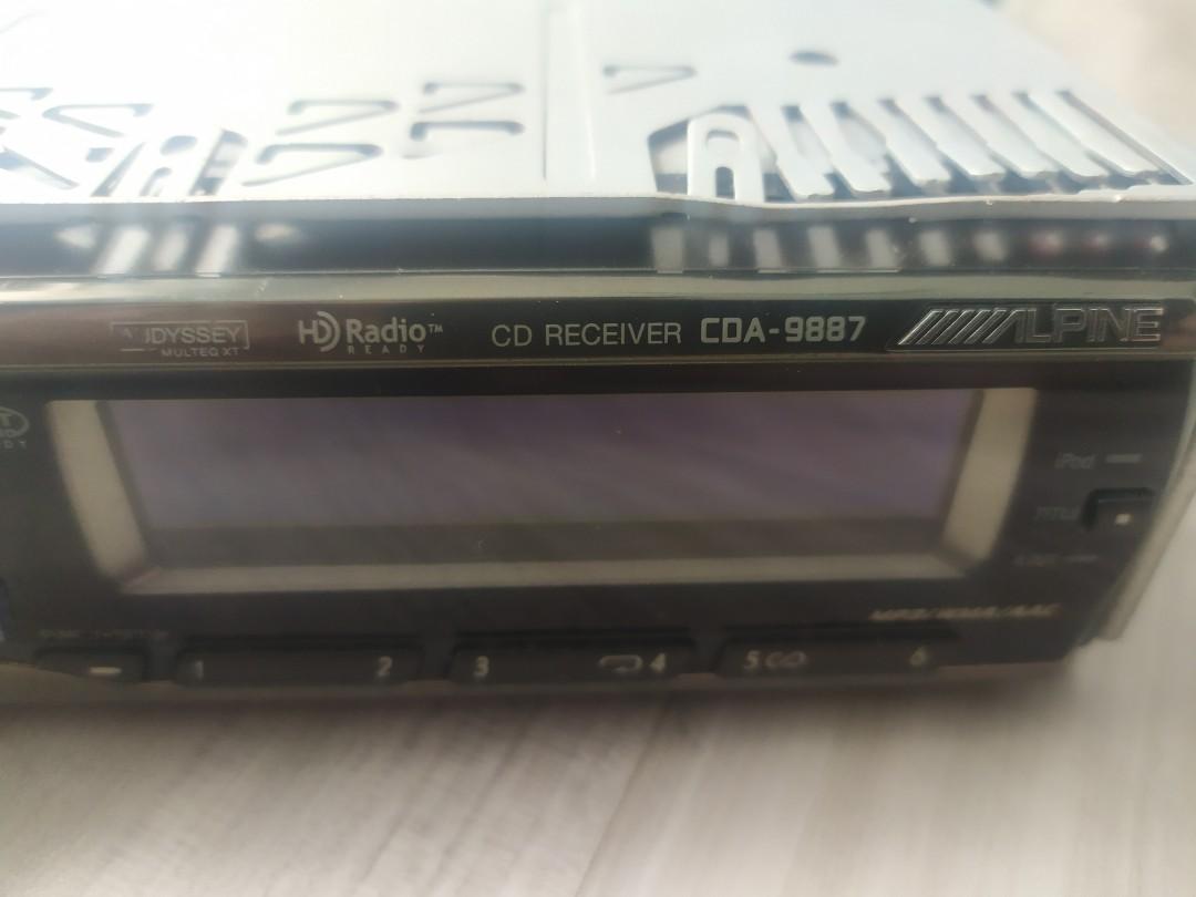 Alpine CDA 9887 CD/ FM Receiver Player, Car Accessories, Accessories on