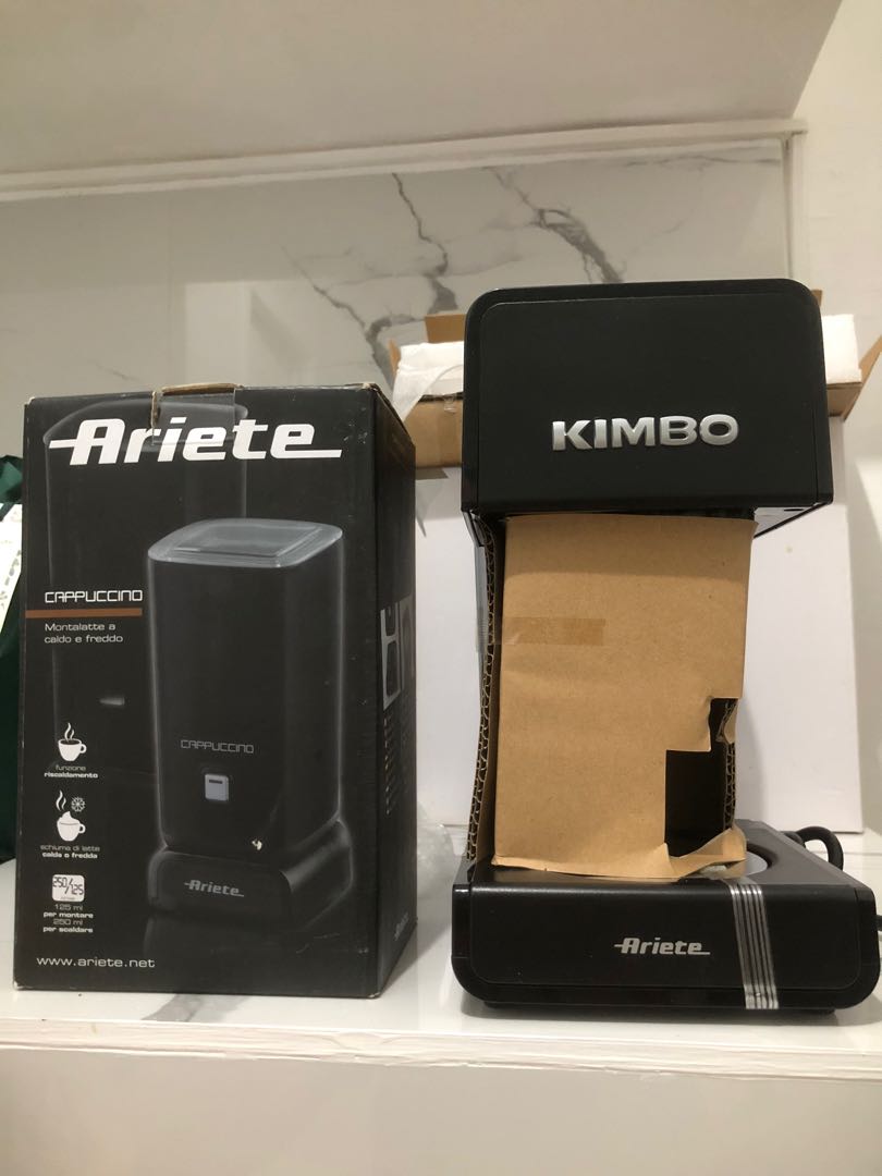 Ariete Kimbo Espresso Coffee Machine with Milk Frother, TV & Home