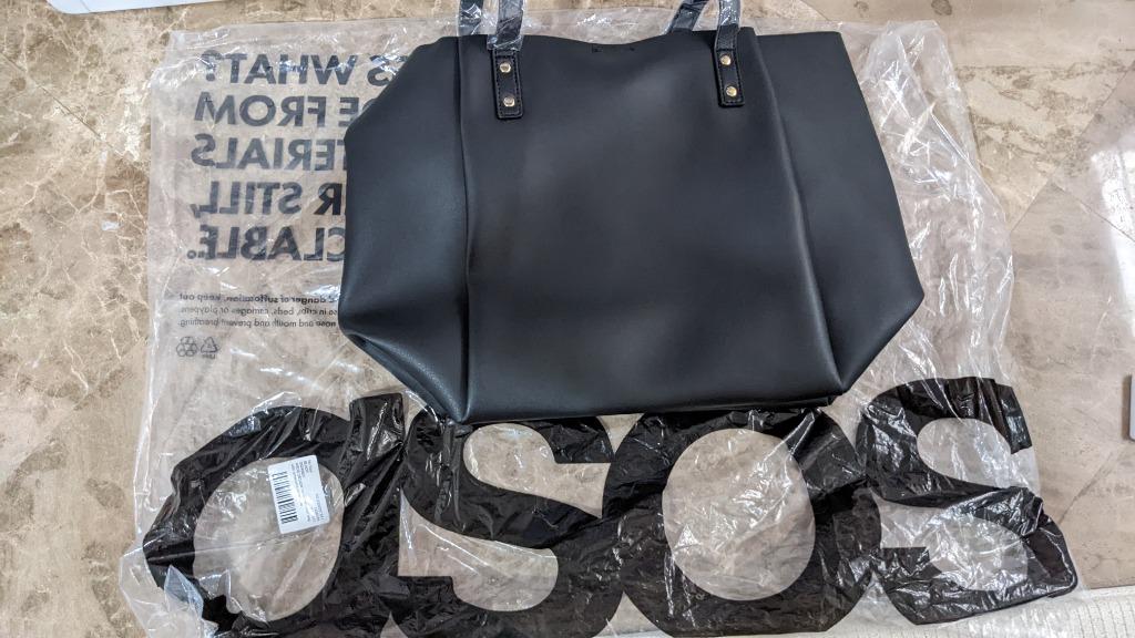Asos design bonded shopper bag deals
