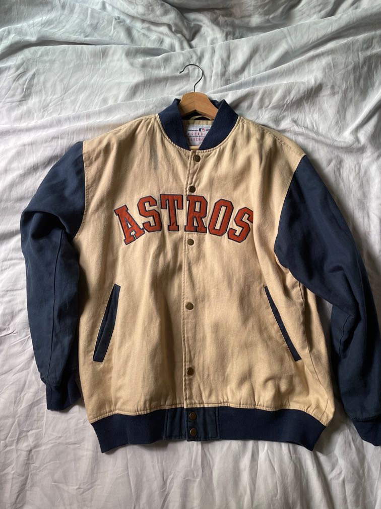 Astros Mlb Varsity Work Jacket Men S Fashion Clothes Outerwear On Carousell