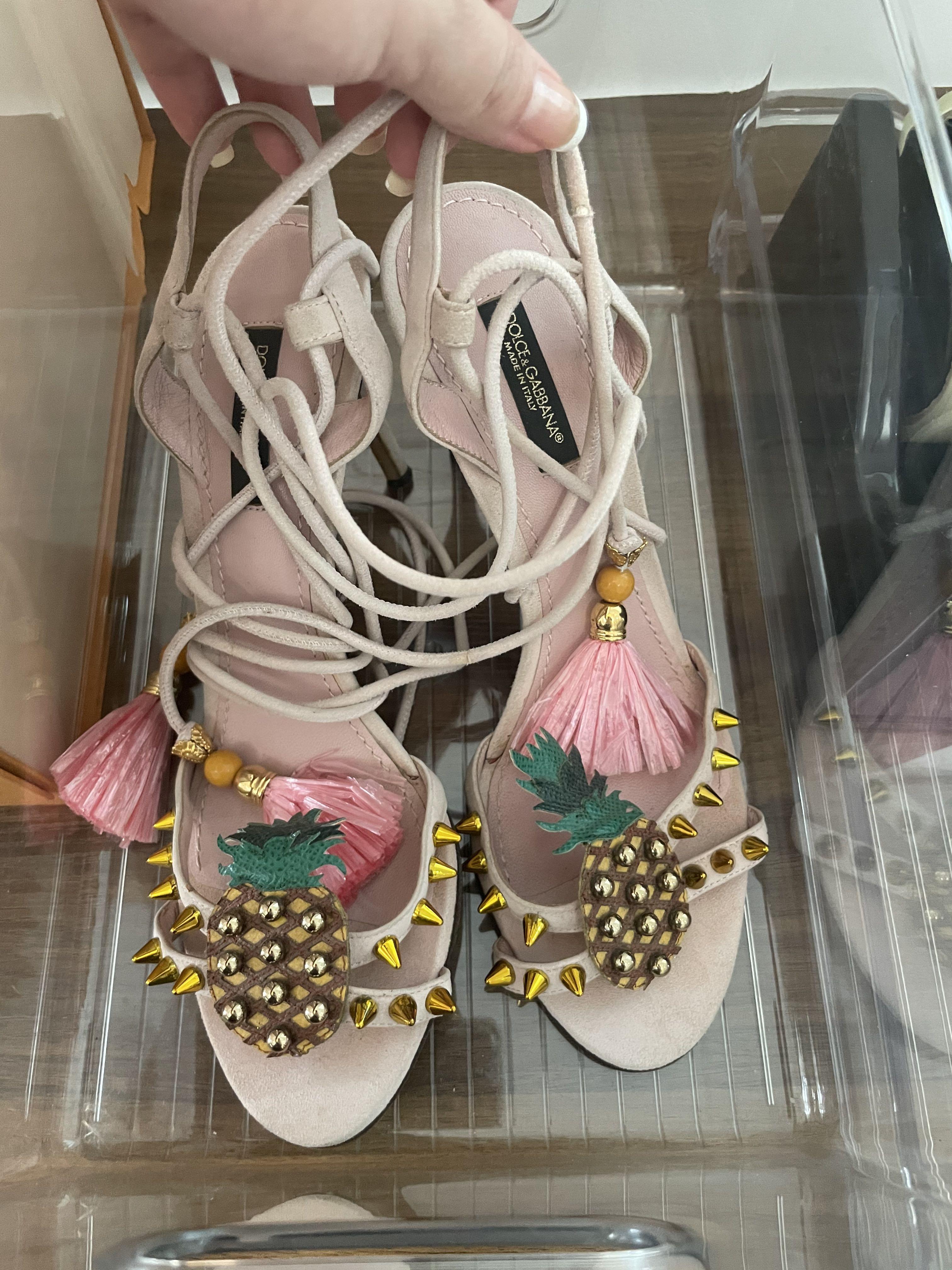 Dolce gabbana shop pineapple shoes