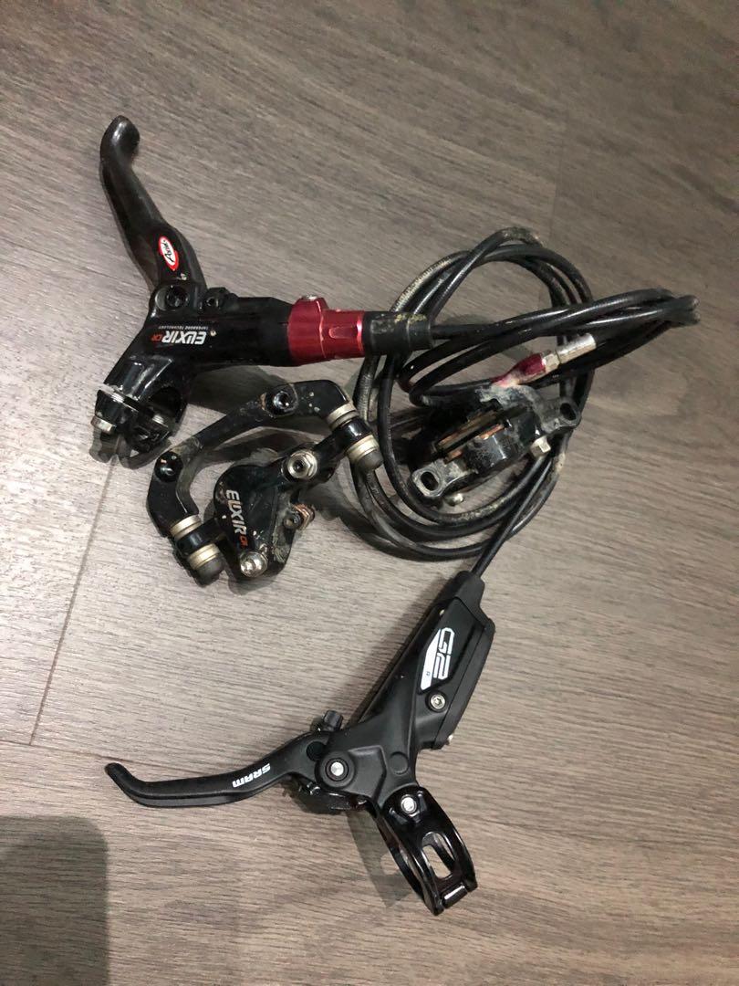 SRAM AVID ELIXIR CR カーボン ディスクブレーキ 前後セット