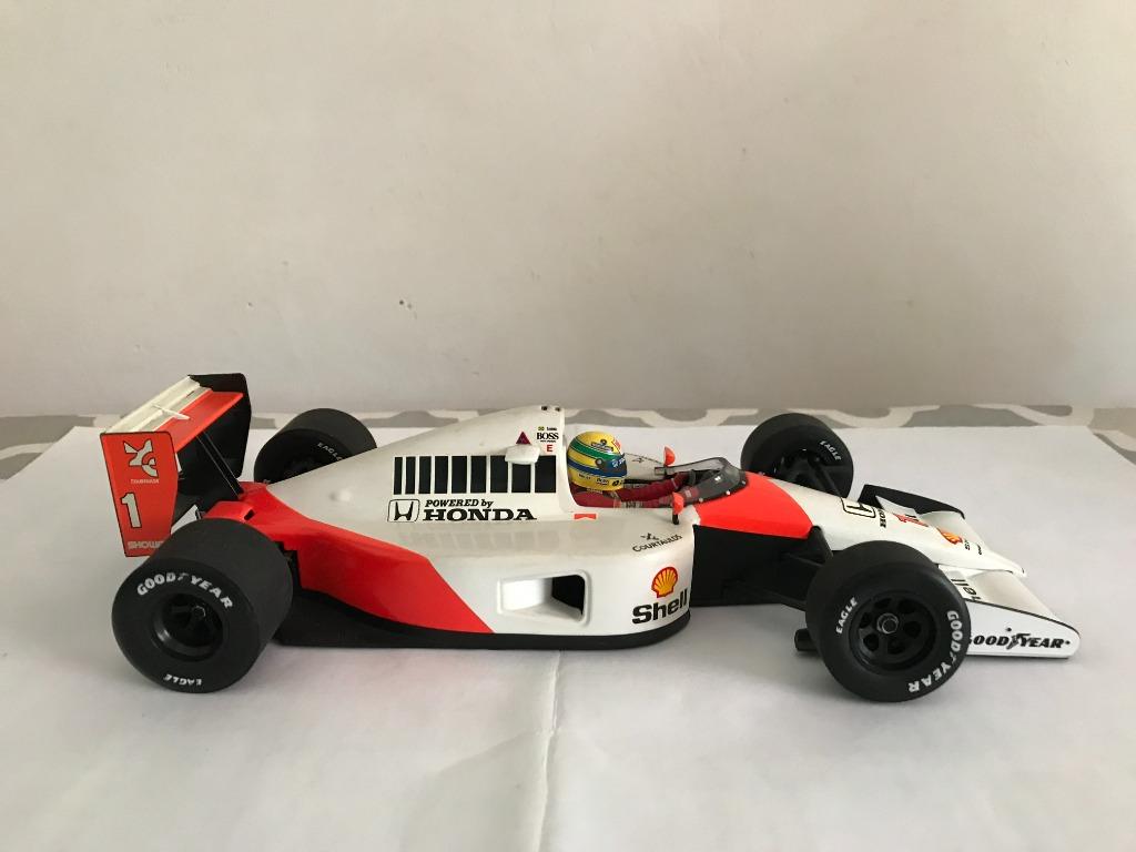 Ayrton Senna-McLaren scale model Formula 1 car, Hobbies & Toys