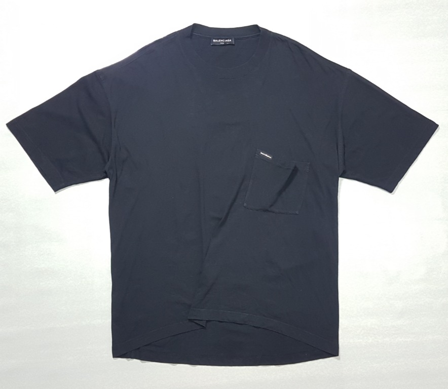 Balenciaga pocket tee best sale