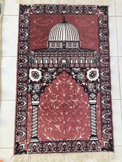 Original Turkish Prayer Rug / Carpet in Old Rose