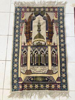 Original Turkish Prayer Rug / Carpet in Green 