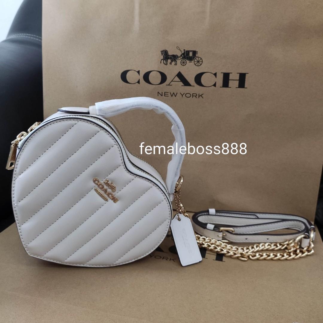 Coach Heart Quilted Bag, Women's Fashion, Bags & Wallets, Cross-body Bags  on Carousell