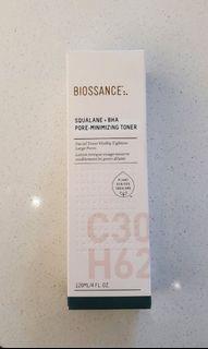 Biossance squalane + BHA pore minimizing toner UNOPENED BNWT