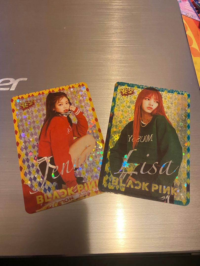 Black Pink 閃咭/閃卡 Jennie Lisa, 興趣及遊戲, 收藏品及紀念品, 韓流 - Carousell