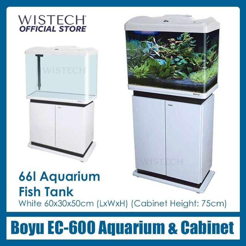 Boyu Ec600 fish tank 66L, Pet Supplies, Homes & Other Pet Accessories