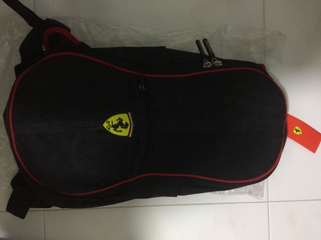 ferrari bag black