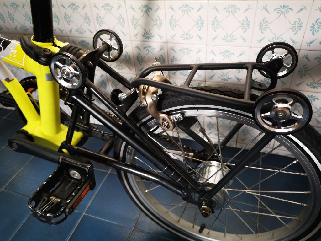 Brompton Yellow Black Edition M3R 2008, Sports Equipment, Bicycles ...