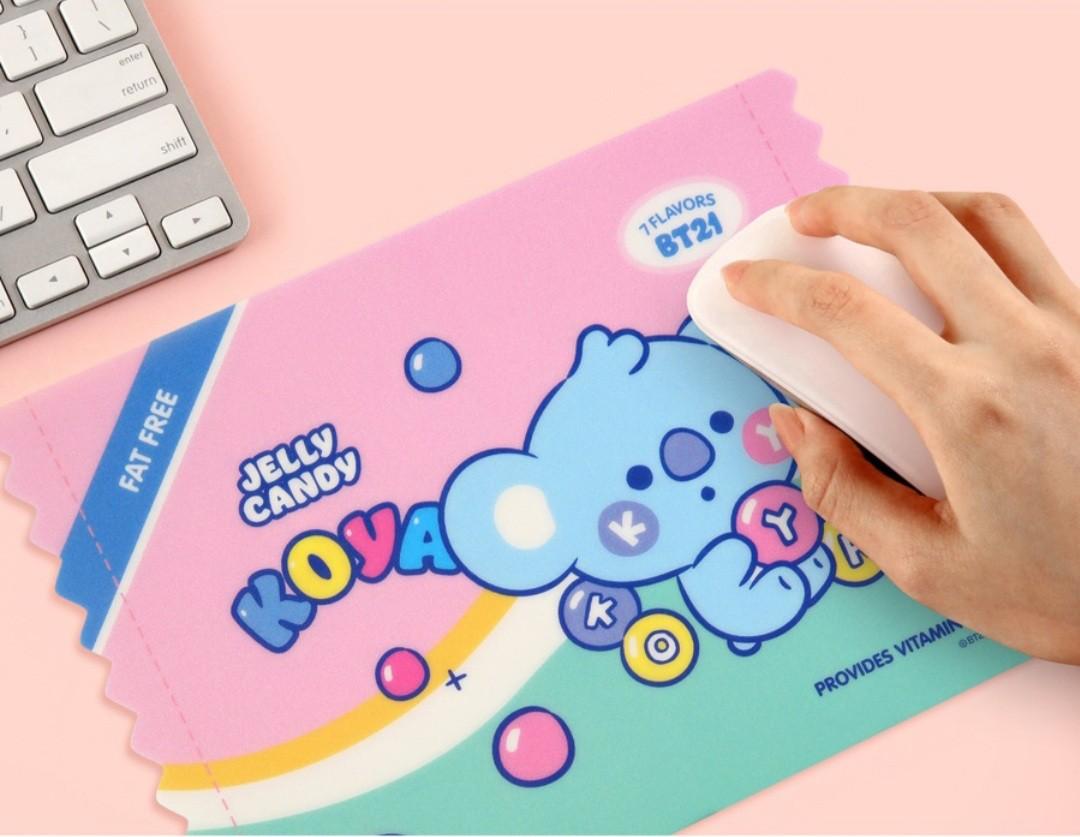 BT21 Jelly Candy Mouse Pad (Category: Mouse & Mousepads) located in Quezon City. Submitted by niceandfancy (Listing ID 1141684279, Image 3). Description: *size : 18 x 24 cm * material : PVC.
