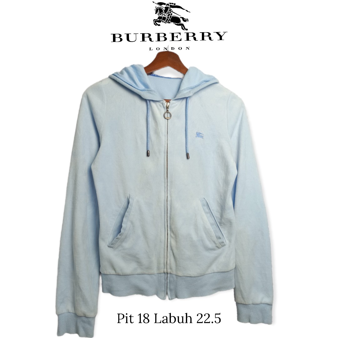 Burberry light deals blue hoodie