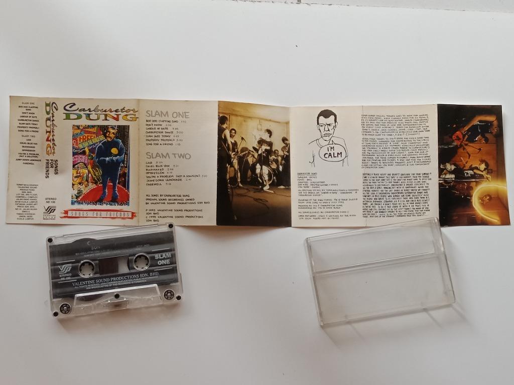 Carburetor DUNG Songs For Friends Malay Cassette Kaset, Hobbies & Toys