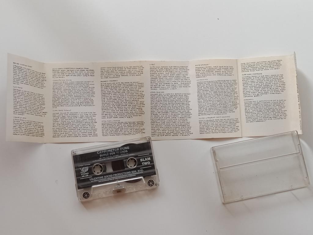 Carburetor DUNG Songs For Friends Malay Cassette Kaset, Hobbies & Toys, Music & Media, CDs