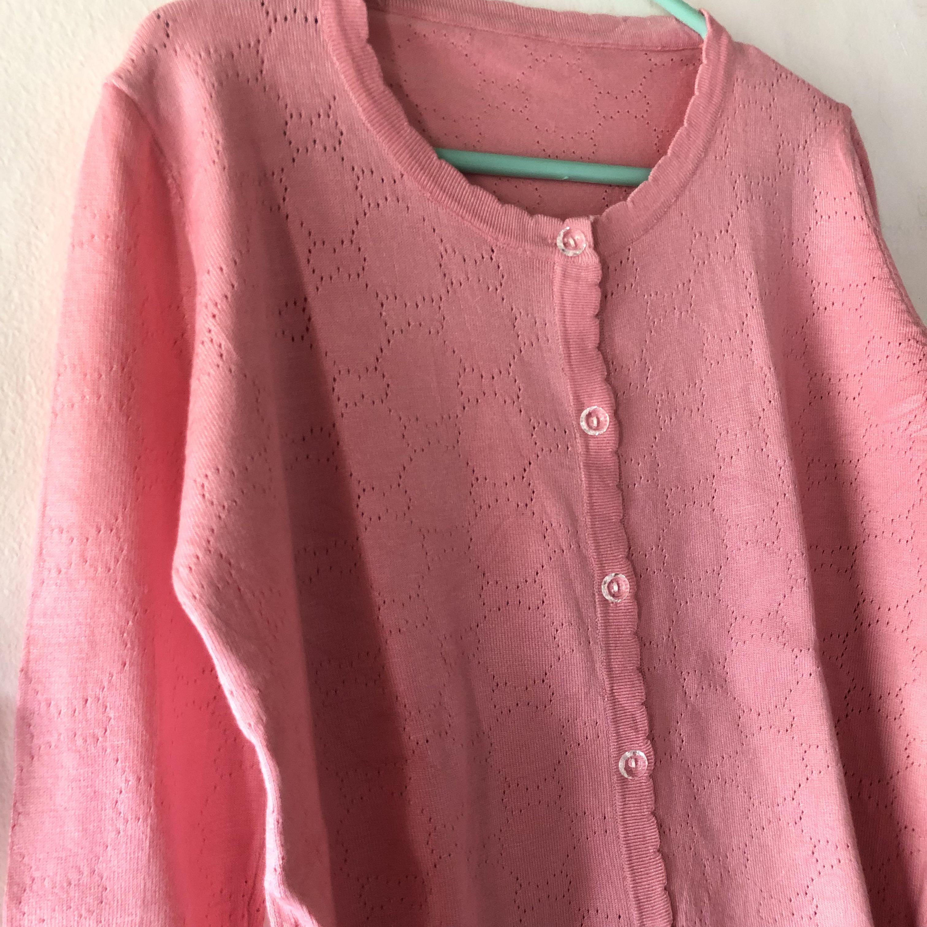 Cardigan Pink, Fesyen Wanita, Pakaian 