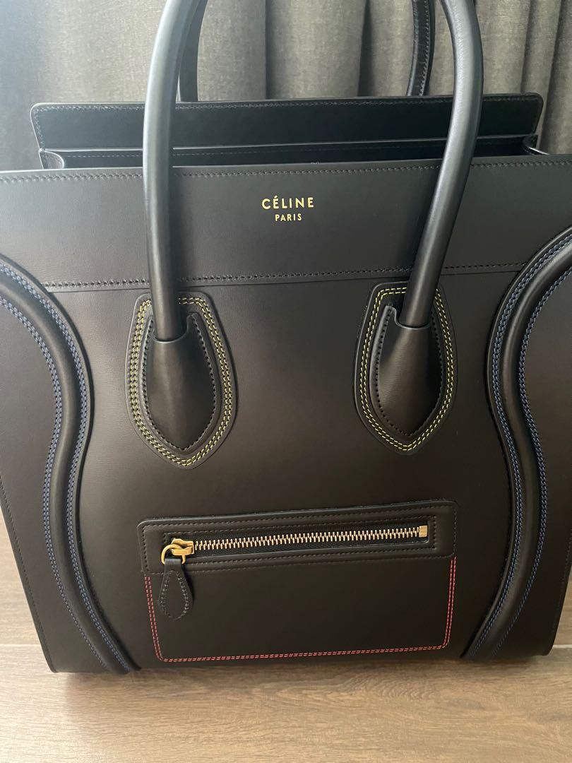 Celine micro luggage black new arrivals