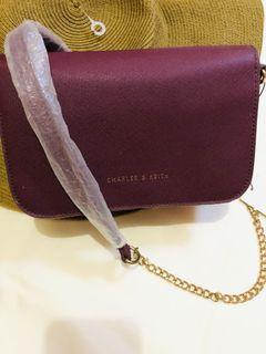 charles and keith slouchy sling bolsa