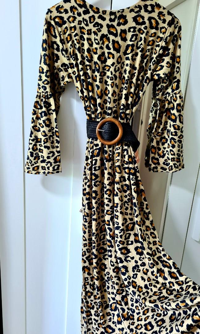 Maxi cheetah clearance dress