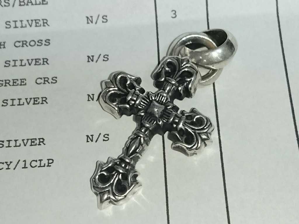 Chrome Hearts Filigree Cross Pendant XS 22g