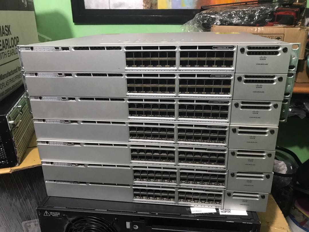 cisco-3850-24-ports-7-units-computers-tech-office-business
