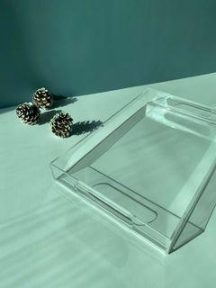 Clear Acrylic Serving Tray with Handle (custom)