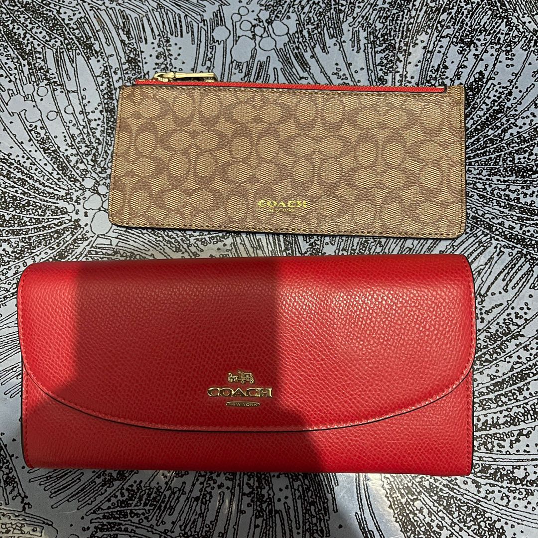 Coach long wallet, Women's Fashion, Bags & Wallets, Wallets & Card