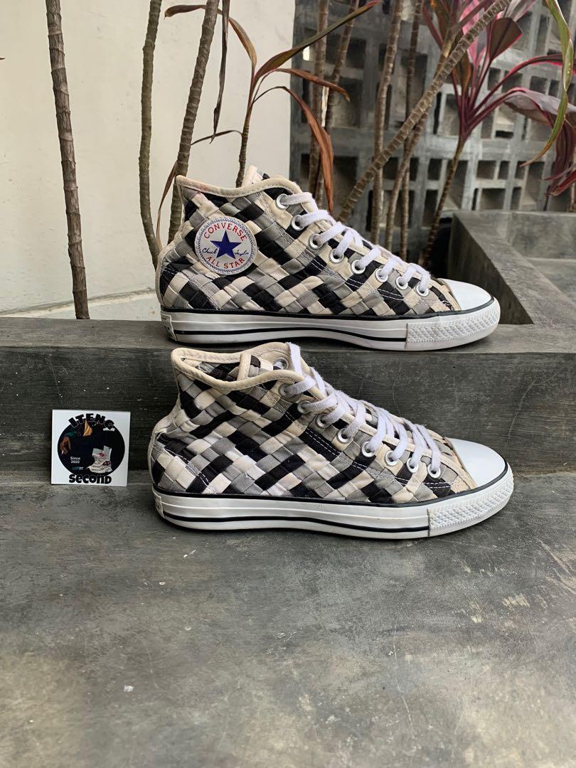 converse woven high top