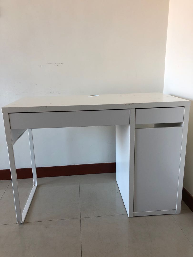 Long Desk (White), Furniture Home Living, Furniture, Tables Sets On