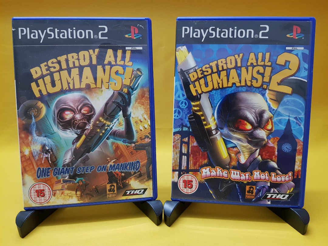 PS2 DESTROY ALL HUMANS! 1&2 セット 北米版 www.expressinter.com