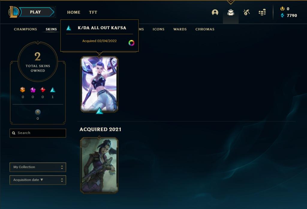 Diamond+ MMR P2 League of Legends Account, Video Gaming, Gaming
