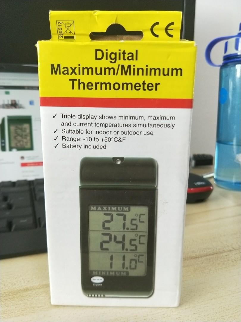 Digital Greenhouse Thermometer - Max Min Thermometer for Greenhouse or  Garden Maximum and Minimum Temperatures Indoor Outdoor Greenhouse  Accessories