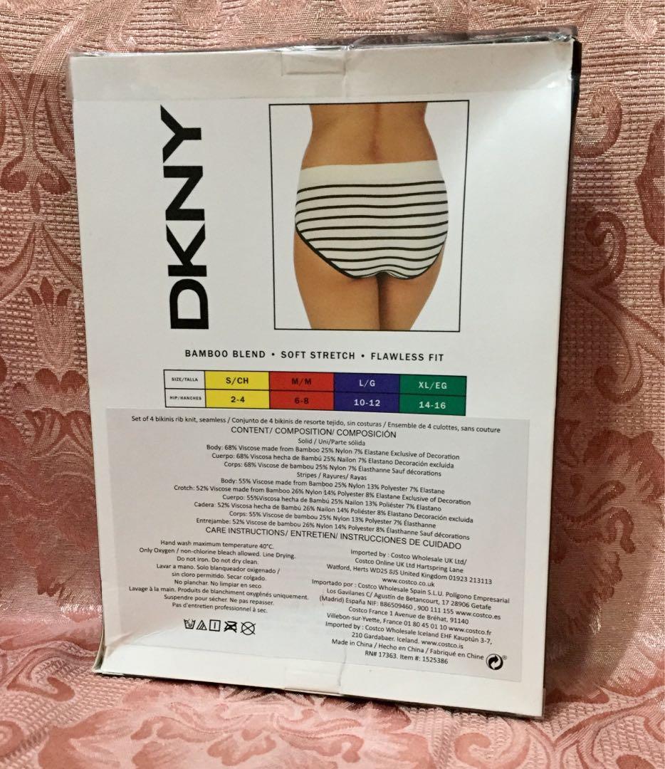Dkny, Intimates & Sleepwear, Dkny Ladies Seamless Rib Bikini Underwear  4pack